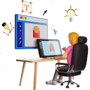 Diseño gráfico e ilustración icon